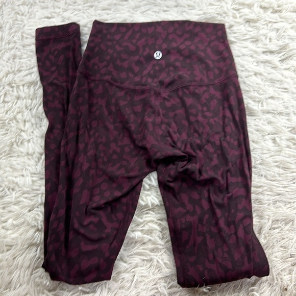 Lululemon Align Pant 28" Formation Camo Dark Adobe Multi - Picture 3 of 5